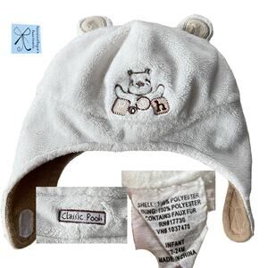 Disney Classic Pooh Winnie the Pooh Bear Hat Baby Sz 12-24 Months